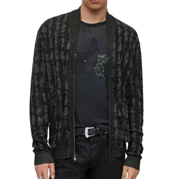 John Varvatos Herren Layne Cardigan Strickjacke – Klassisch-elegant Für Business & Freizeit